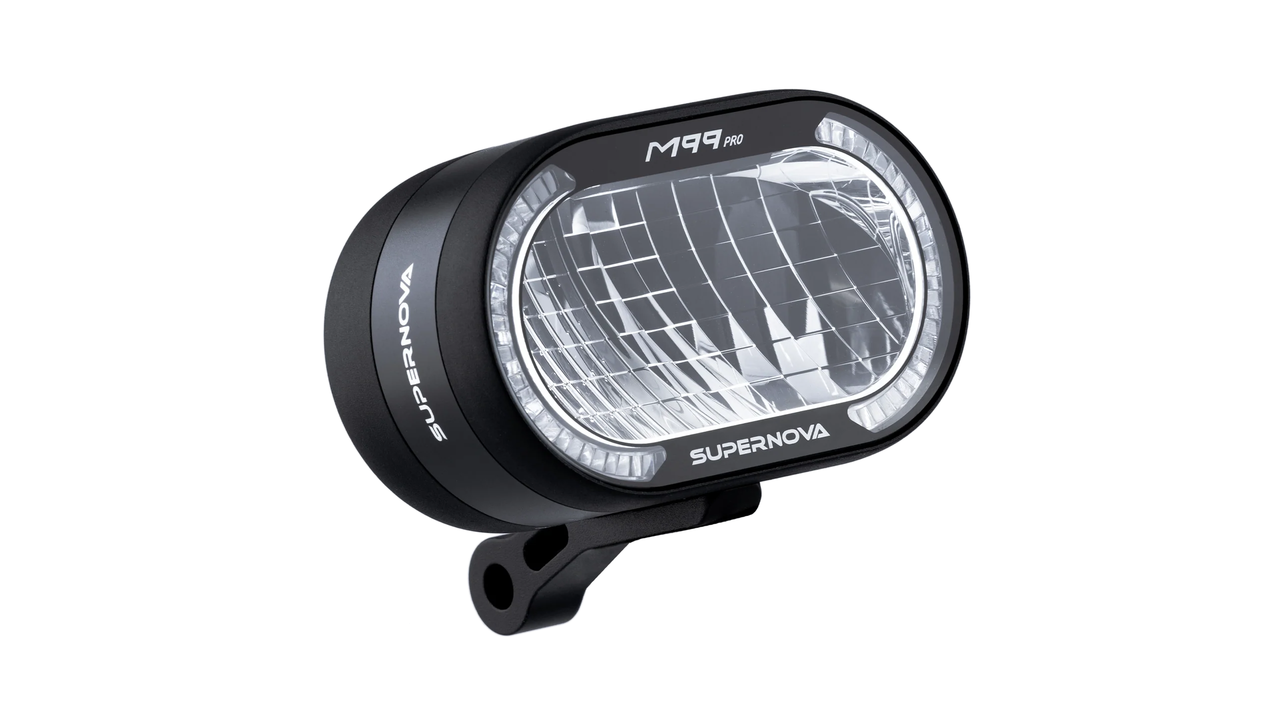 Phare Avant LED Supernova M99 Pro 2-25 - Pour Vélo/E-Bike, Noir Mat, Puissant